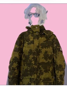Bogner Olive Green & Dark Green Camouflage Ski Jacket